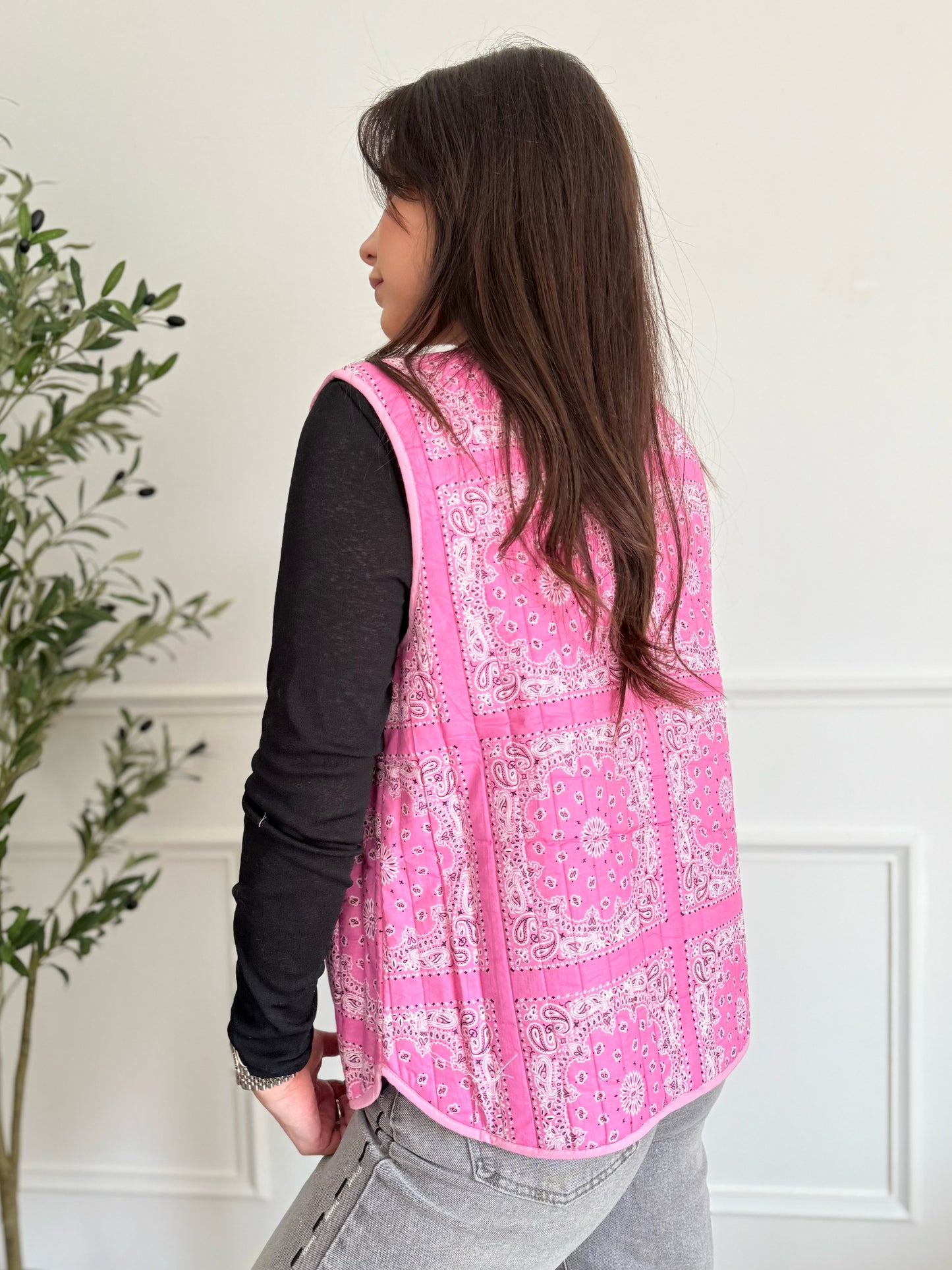 Gilet rose BERLIN