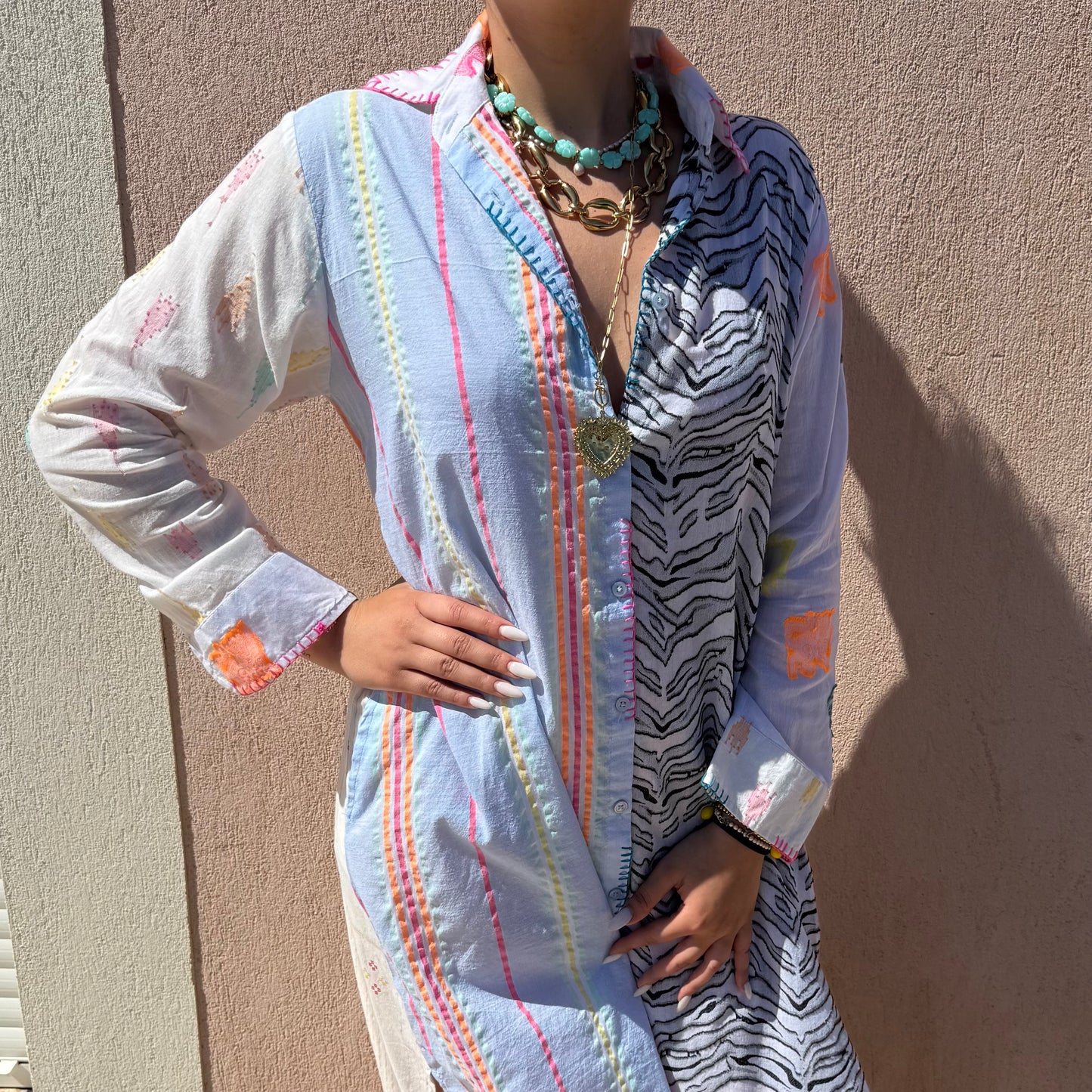Robe patchwork