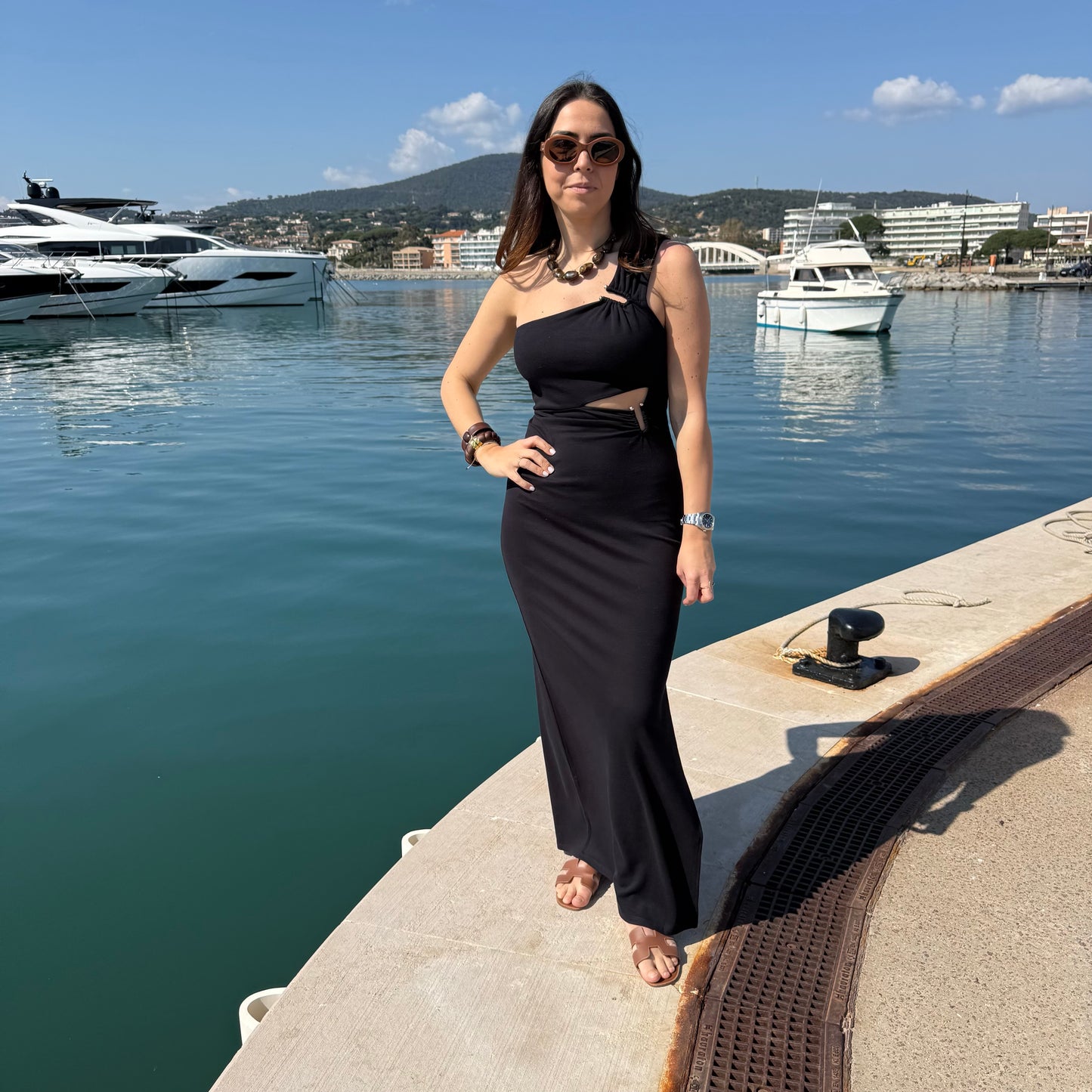 Robe structurée noire