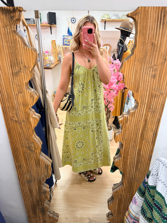 Robe bandana anis