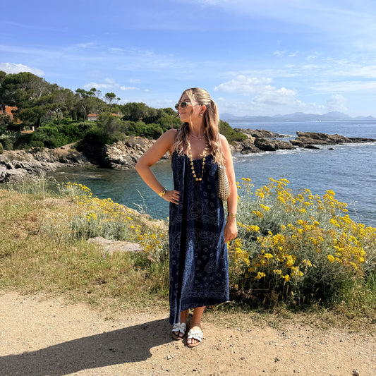 Robe bandana Navy