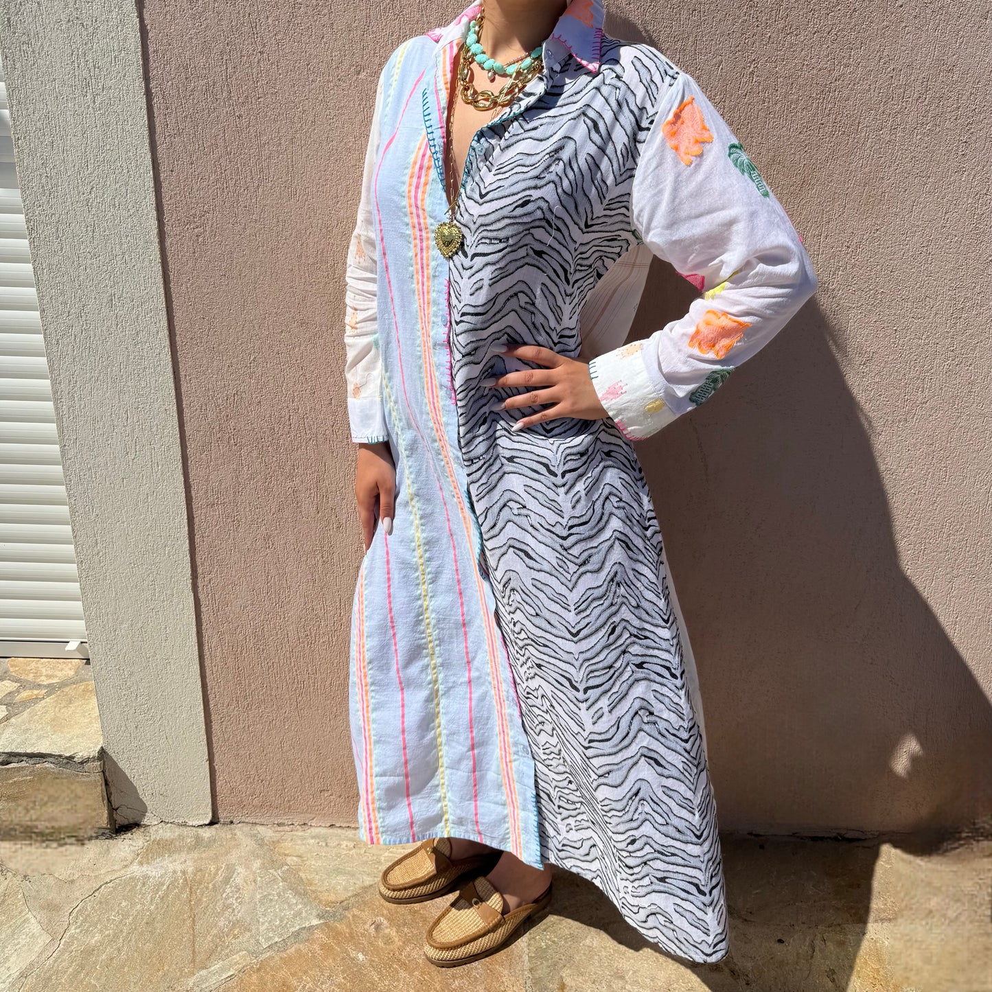 Robe patchwork