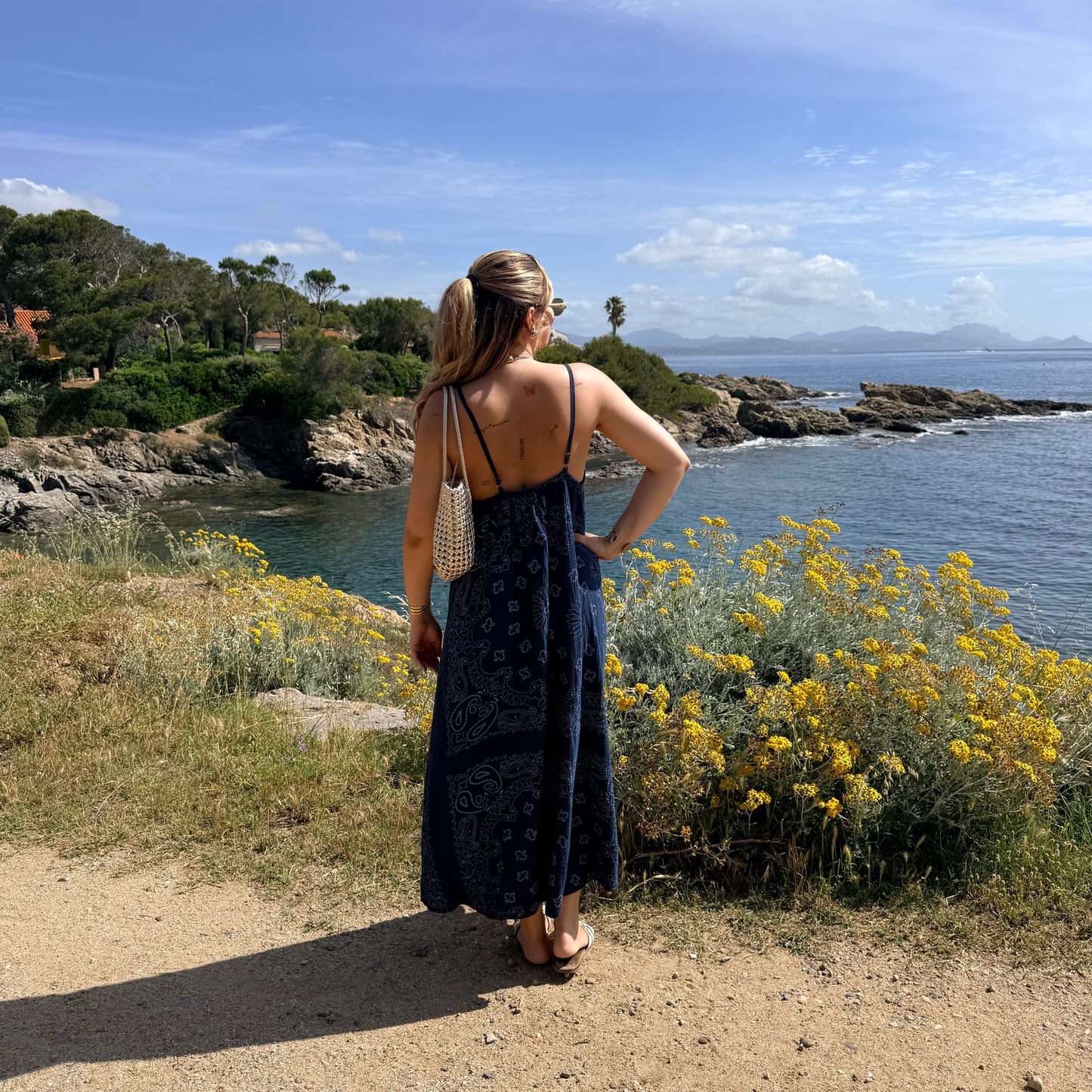 Robe bandana Navy