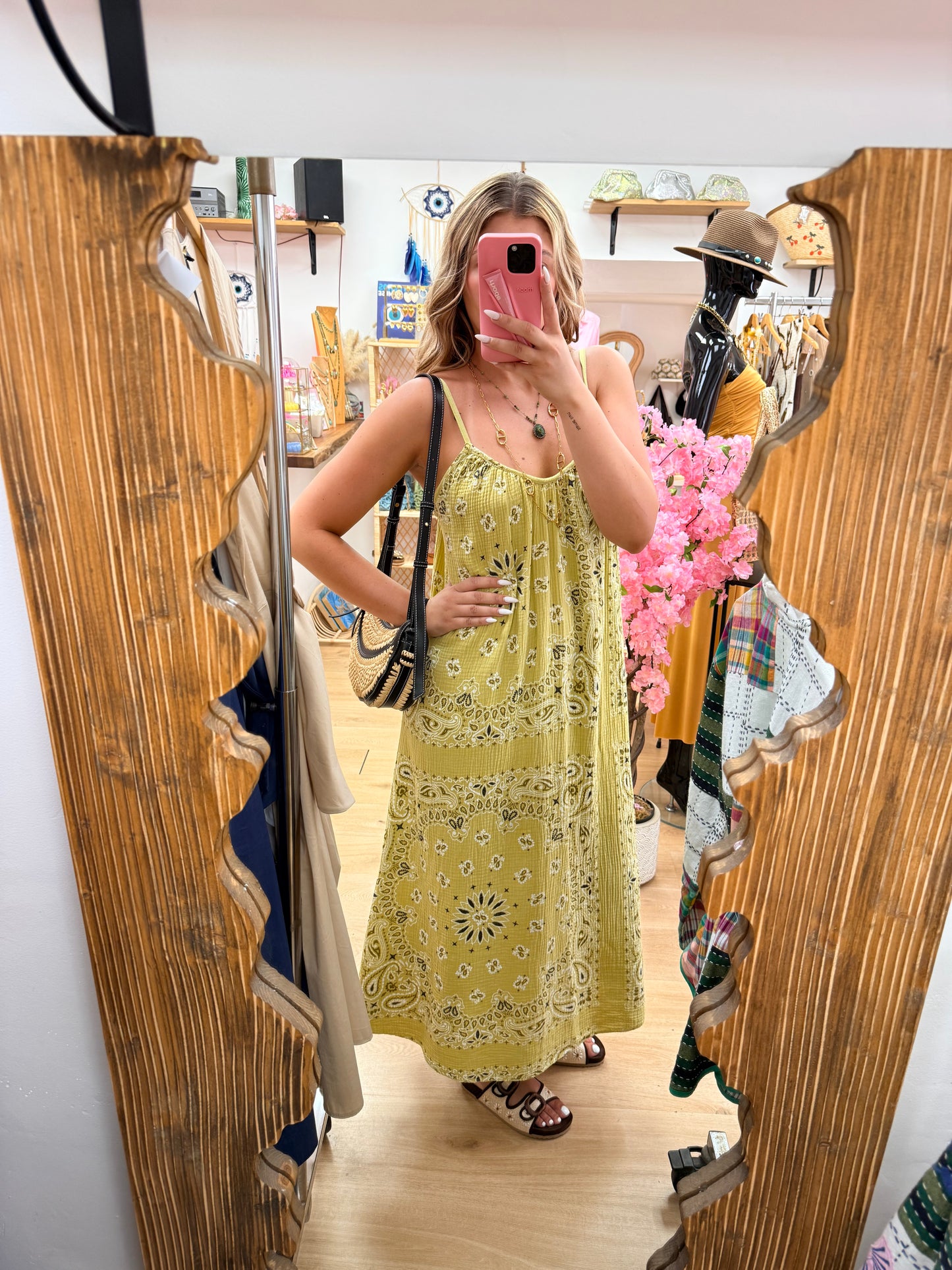 Robe bandana anis