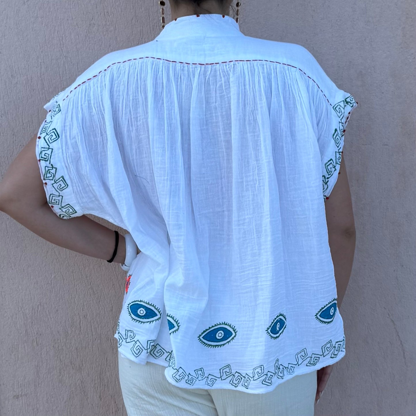 Blouse colorée