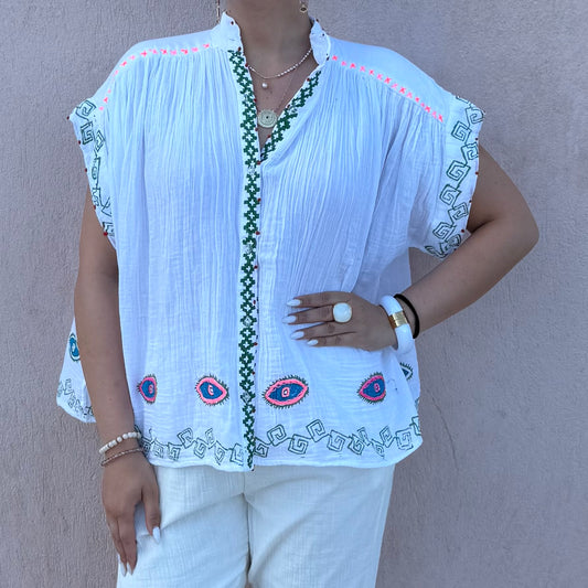 Blouse colorée