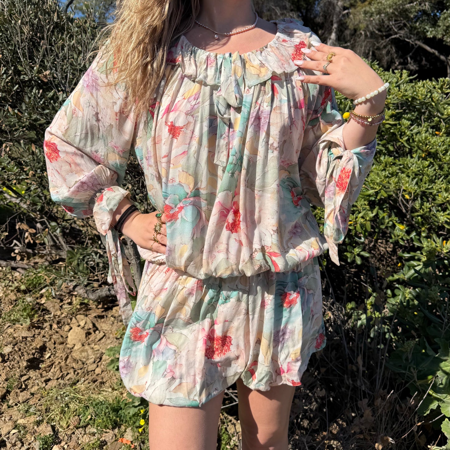 Robe fleurie