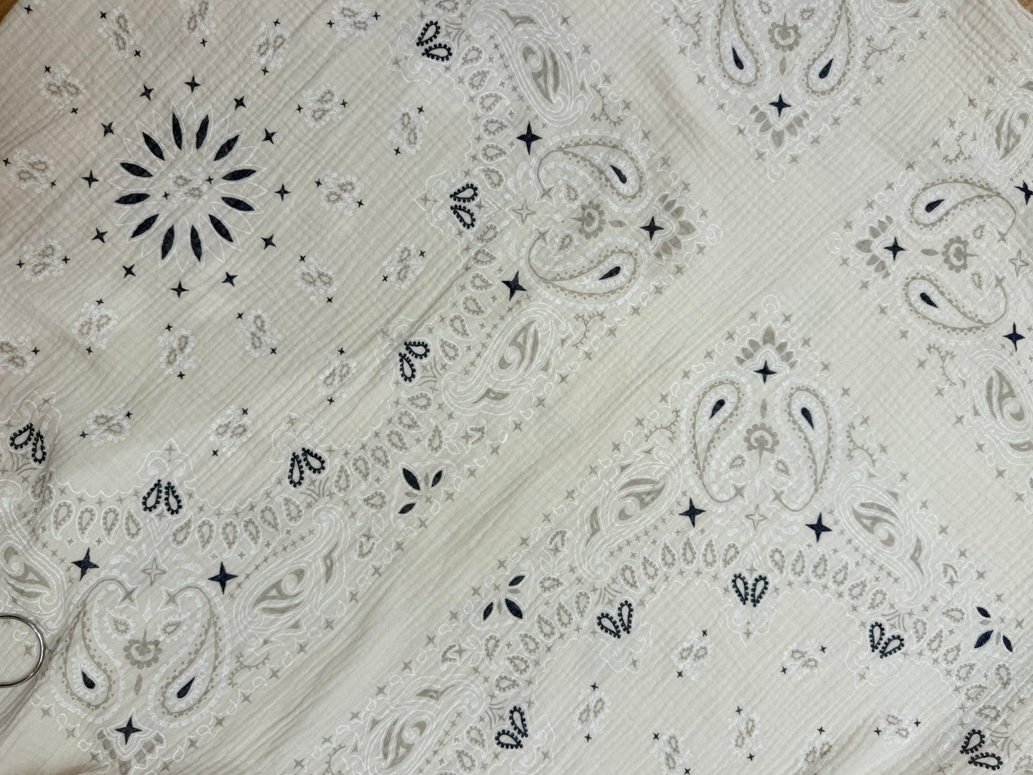 Robe bandana écrue