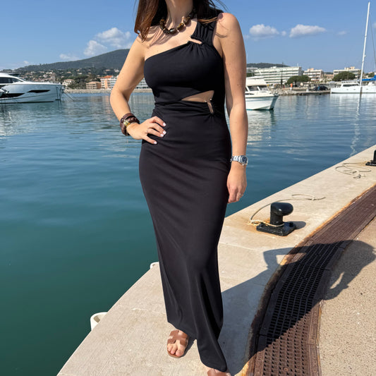 Robe structurée noire