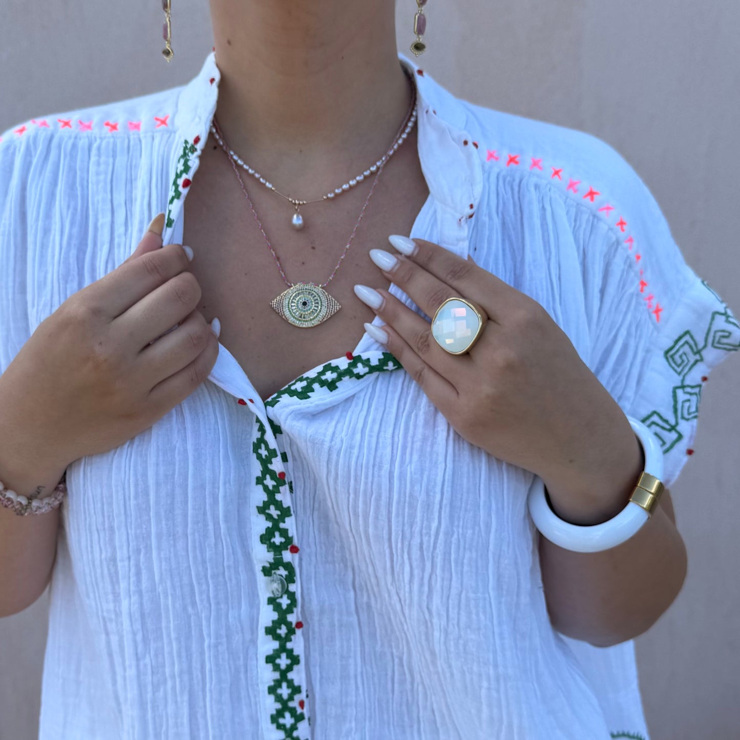 Blouse colorée
