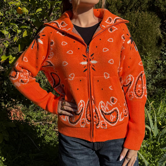 Veste bandana orange