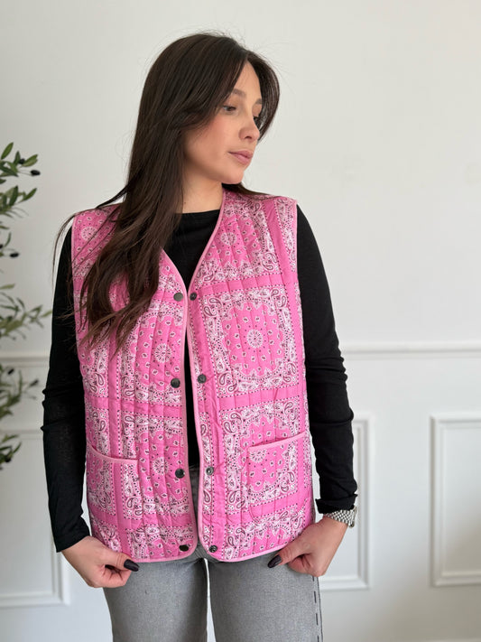 Gilet rose BERLIN
